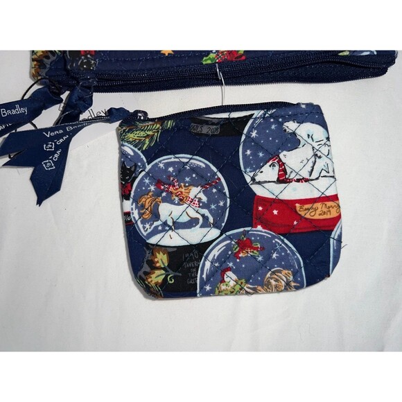 Vera Bradley NWT Cosmetic Trio in Snow Globes (RETIRED PATTERN) #218 - Picture 3 of 5